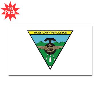 MCASCP - M01 - 01 - MCAS Camp Pendleton - Sticker (Rectangle 10 pk) - Click Image to Close