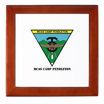 MCASCP - M01 - 03 - MCAS Camp Pendleton with Text - Keepsake Box
