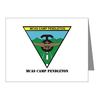 MCASCP - M01 - 02 - MCAS Camp Pendleton with Text - Note Cards (Pk of 20) - Click Image to Close