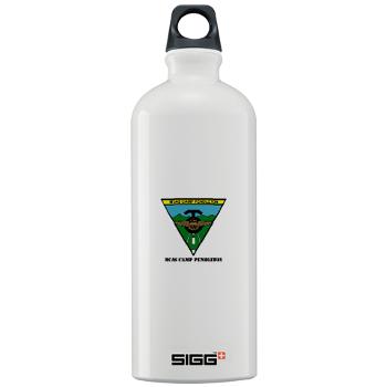 MCASCP - M01 - 03 - MCAS Camp Pendleton with Text - Sigg Water Bottle 1.0L