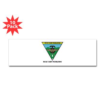 MCASCP - M01 - 01 - MCAS Camp Pendleton with Text - Sticker (Bumper 10 pk) - Click Image to Close