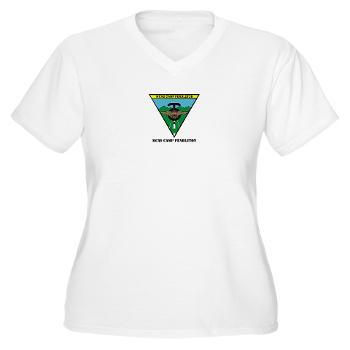 MCASCP - A01 - 04 - MCAS Camp Pendleton - Women's V-Neck T-Shirt