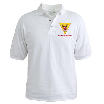 MCASCP - A01 - 04 - Marine Corps Air Station Cherry Point with Text - Golf Shirt