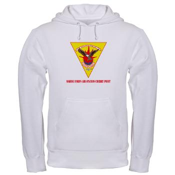 MCASCP - A01 - 03 - Marine Corps Air Station Cherry Point with Text - Hooded Sweatshirt