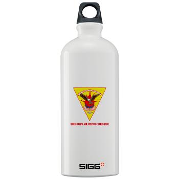 MCASCP - M01 - 03 - Marine Corps Air Station Cherry Point with Text - Sigg Water Bottle 1.0L