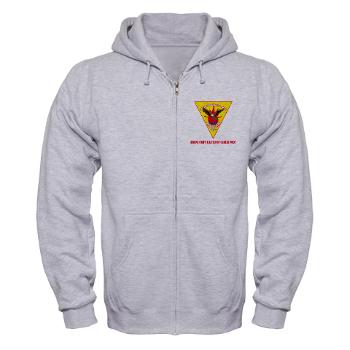 MCASCP - A01 - 03 - Marine Corps Air Station Cherry Point with Text - Zip Hoodie