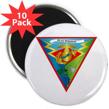 MCASM - M01 - 01 - Marine Corps Air Station Miramar - 2.25" Magnet (10 pack) - Click Image to Close