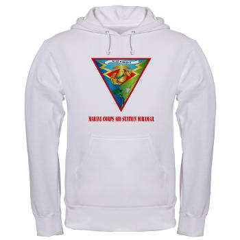 MCASM - A01 - 03 - Marine Corps Air Station Miramar with Text - Hooded Sweatshirt - Click Image to Close
