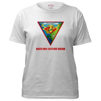 MCASM - A01 - 04 - Marine Corps Air Station Miramar with Text - Women's T-Shirt - Click Image to Close