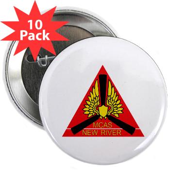 MCASNR - M01 - 01 - Marine Corps Air Station New River - 2.25" Button (10 pack)