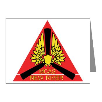 MCASNR - M01 - 02 - Marine Corps Air Station New River - Note Cards (Pk of 20) - Click Image to Close