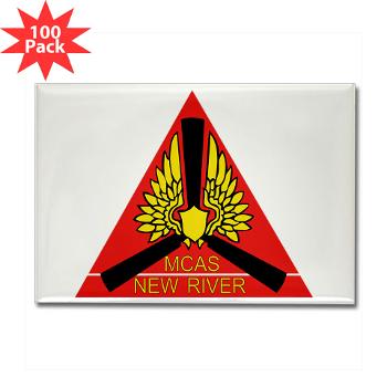 MCASNR - M01 - 01 - Marine Corps Air Station New River - Rectangle Magnet (100 pack)