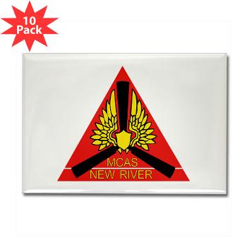 MCASNR - M01 - 01 - Marine Corps Air Station New River - Rectangle Magnet (10 pack) - Click Image to Close
