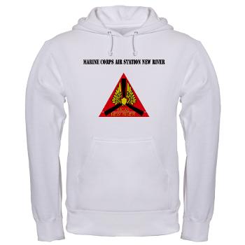 MCASNR - A01 - 03 - Marine Corps Air Station New River with Text - Hooded Sweatshirt