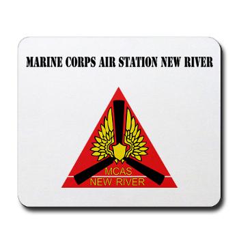 MCASNR - M01 - 03 - Marine Corps Air Station New River with Text - Mousepad