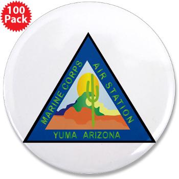 MCASY - M01 - 01 - Marine Corps Air Station Yuma - 3.5" Button (100 pack) - Click Image to Close