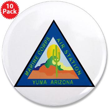 MCASY - M01 - 01 - Marine Corps Air Station Yuma - 3.5" Button (10 pack)
