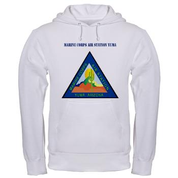 MCASY - A01 - 03 - Marine Corps Air Station Yuma with Text - Hooded Sweatshirt