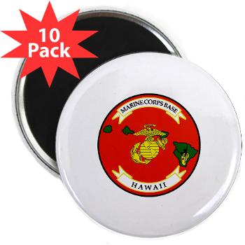 MCBH - M01 - 01 - Marine Corps Base Hawaii - 2.25" Magnet (10 pack)