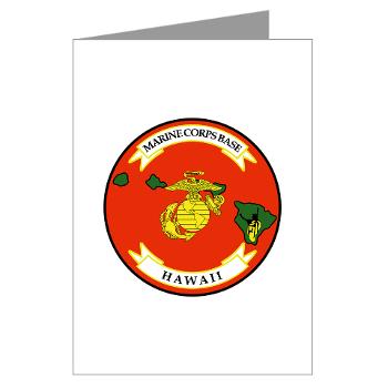 MCBH - M01 - 02 - Marine Corps Base Hawaii - Greeting Cards (Pk of 10)