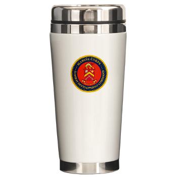 MCBQ - M01 - 03 - Marine Corps Base Quantico - Ceramic Travel Mug