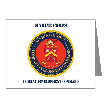 MCBQ - M01 - 02 - Marine Corps Base Quantico with Text - Note Cards (Pk of 20) - Click Image to Close