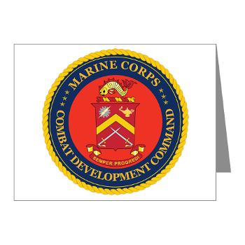 MCCDC - M01 - 02 - Marine Corps Combat Development Command - Note Cards (Pk of 20) - Click Image to Close