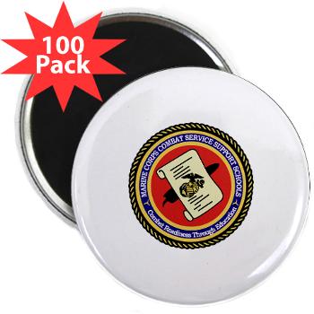 MCCSSS - M01 - 01 - Marine Corps Combat Service Support Schools - 2.25" Magnet (100 pack)