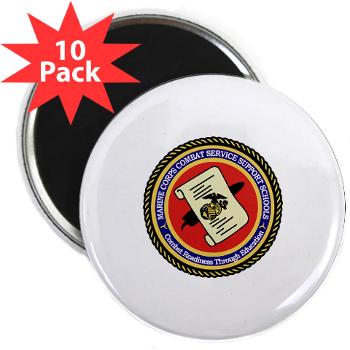 MCCSSS - M01 - 01 - Marine Corps Combat Service Support Schools - 2.25" Magnet (10 pack)