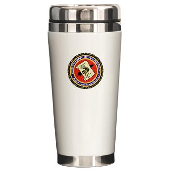 MCCSSS - M01 - 03 - Marine Corps Combat Service Support Schools - Ceramic Travel Mug