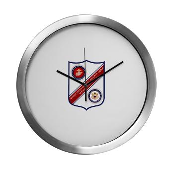 MCESG - M01 - 03 - Marine Corps Embassy Security Group - Modern Wall Clock - Click Image to Close