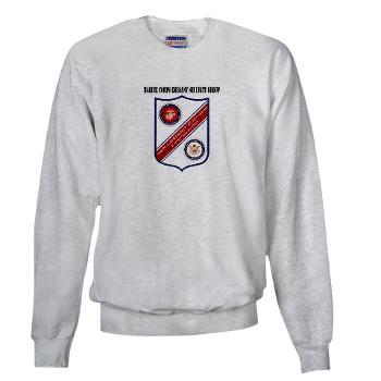 MCESG - A01 - 03 - Marine Corps Embassy Security Group with Text - Sweatshirt - Click Image to Close