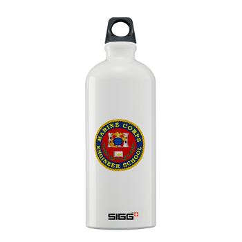 MCES - M01 - 03 - Marine Corps Engineer School - Sigg Water Bottle 1.0L - Click Image to Close