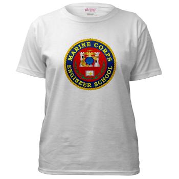 MCES - A01 - 04 - Marine Corps Engineer School - Women's T-Shirt