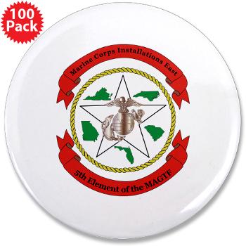 MCIE - M01 - 01 - Marine Corps Installations East - 3.5" Button (100 pack) - Click Image to Close