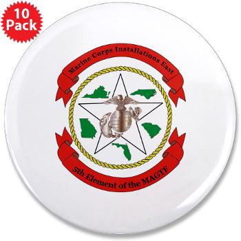 MCIE - M01 - 01 - Marine Corps Installations East - 3.5" Button (10 pack)