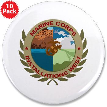 MCIW - M01 - 01 - Marine Corps Installations West - 3.5" Button (10 pack) - Click Image to Close