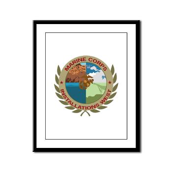 MCIW - M01 - 02 - Marine Corps Installations West - Framed Panel Print