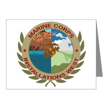 MCIW - M01 - 02 - Marine Corps Installations West - Note Cards (Pk of 20) - Click Image to Close