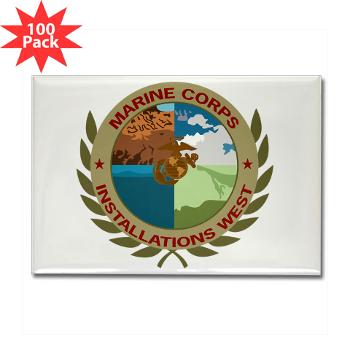 MCIW - M01 - 01 - Marine Corps Installations West - Rectangle Magnet (100 pack) - Click Image to Close