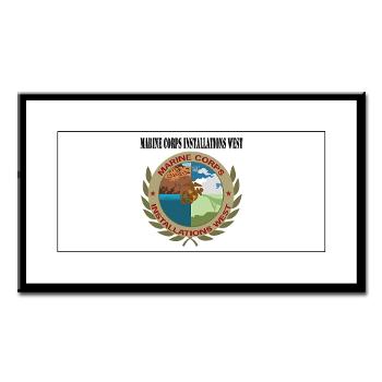 MCIW - M01 - 02 - Marine Corps Installations West with Text - Small Framed Print