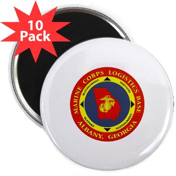 MCLBA - M01 - 01 - Marine Corps Logistics Base Albany - 2.25" Magnet (10 pack)