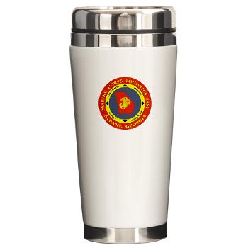 MCLBA - M01 - 03 - Marine Corps Logistics Base Albany - Ceramic Travel Mug