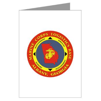 MCLBA - M01 - 02 - Marine Corps Logistics Base Albany - Greeting Cards (Pk of 10) - Click Image to Close