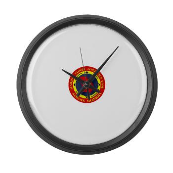 MCLBA - M01 - 03 - Marine Corps Logistics Base Albany - Large Wall Clock - Click Image to Close