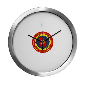 MCLBA - M01 - 03 - Marine Corps Logistics Base Albany - Modern Wall Clock - Click Image to Close