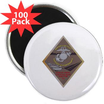 MCLBB - M01 - 01 - Marine Corps Logistics Base Barstow - 2.25" Magnet (100 pack) - Click Image to Close