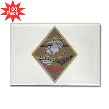 MCLBB - M01 - 01 - Marine Corps Logistics Base Barstow - Rectangle Magnet (100 pack) - Click Image to Close