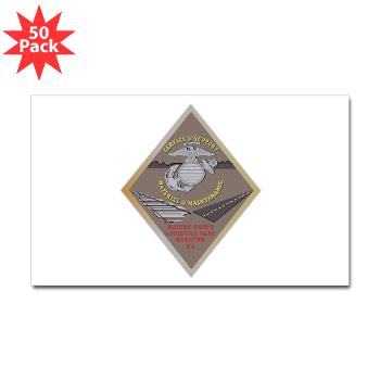 MCLBB - M01 - 01 - Marine Corps Logistics Base Barstow - Sticker (Rectangle 50 pk)