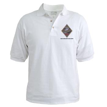 MCLBB - A01 - 04 - Marine Corps Logistics Base Barstow with Text - Golf Shirt - Click Image to Close